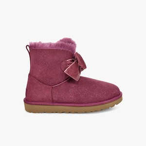 Ugg Gita Twinkle Bow Mini Women Classic Boots Pink (3297UZFYL)